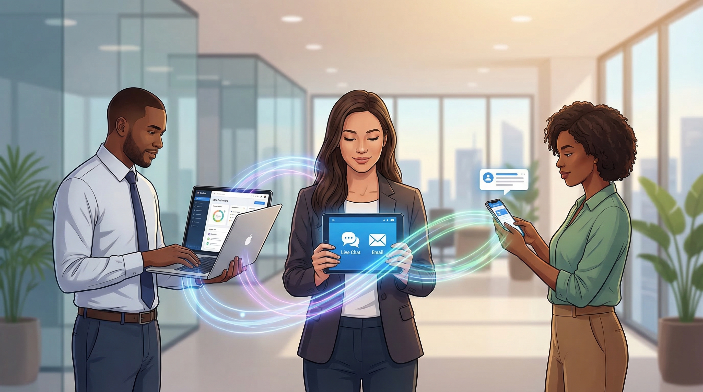 What is the difference between omnichannel service and customer support?