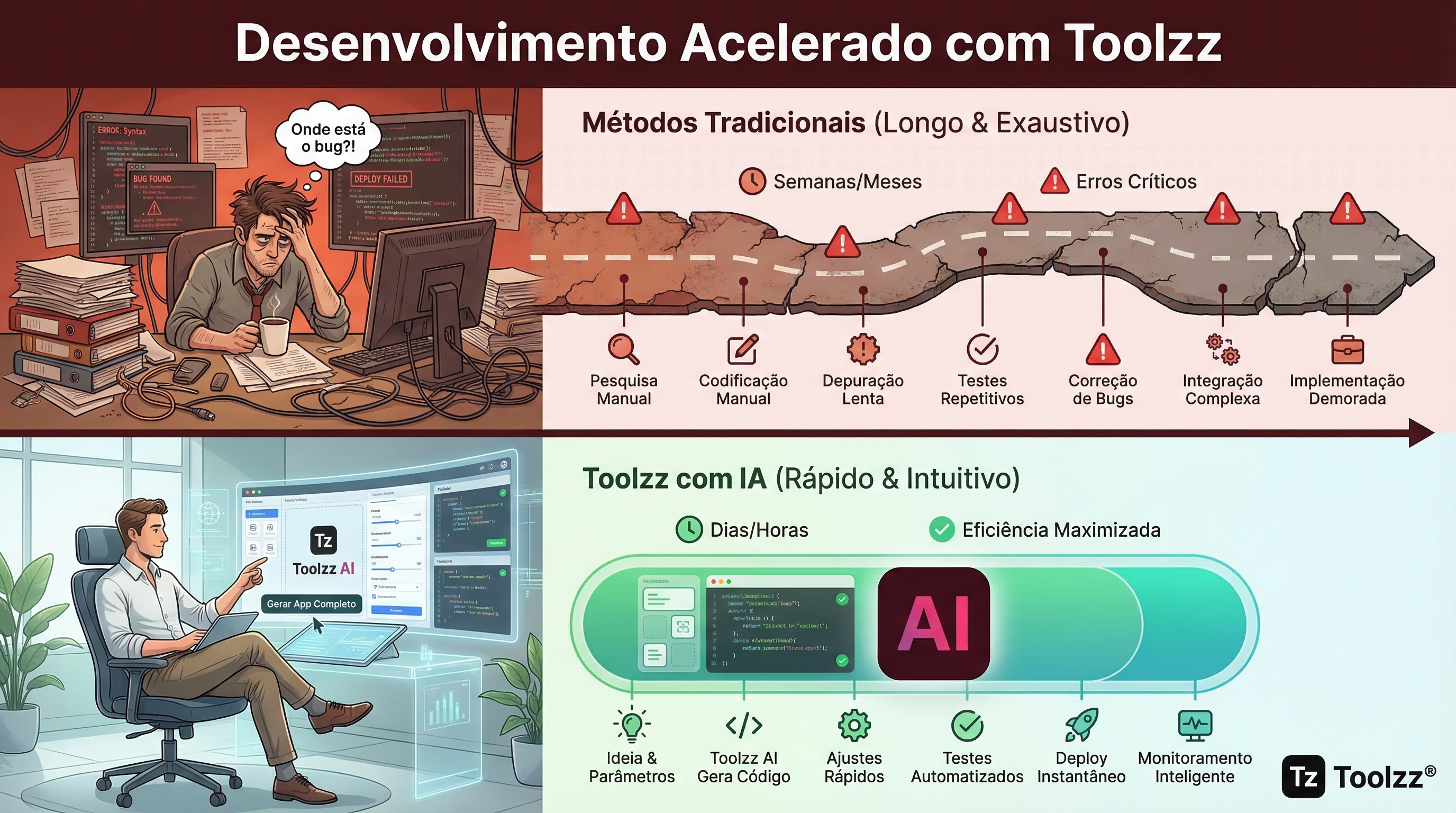 Como Toolzz revoluciona a programação com IA em 2026 | Toolzz Blog