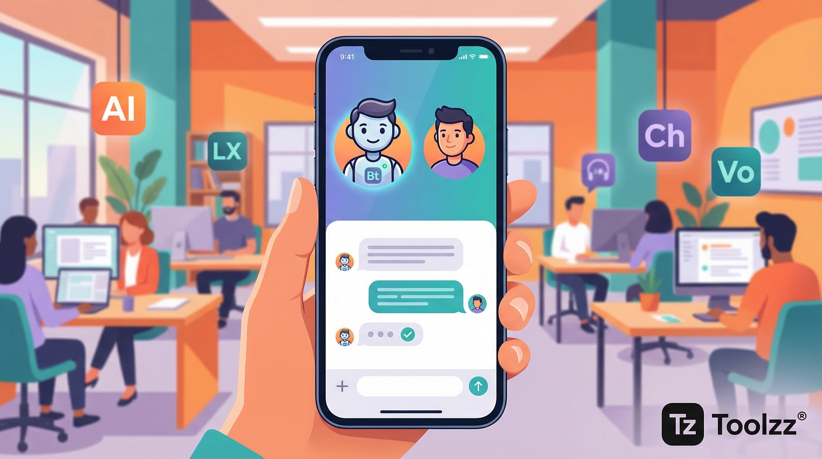 Como IA Treinável reduz erros humanos no atendimento | Toolzz Blog
