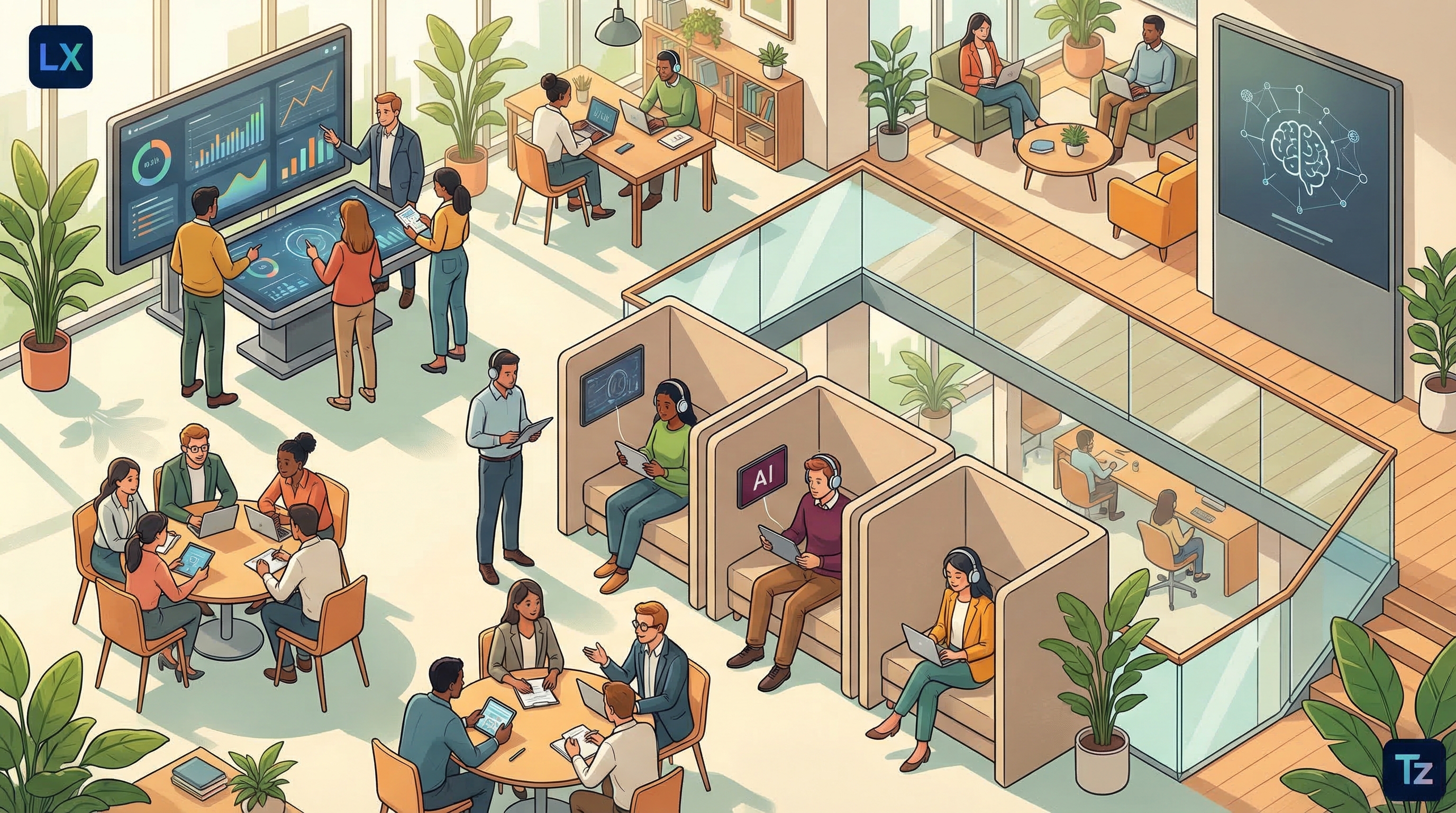 Scaling Corporate Training with LXP and AI