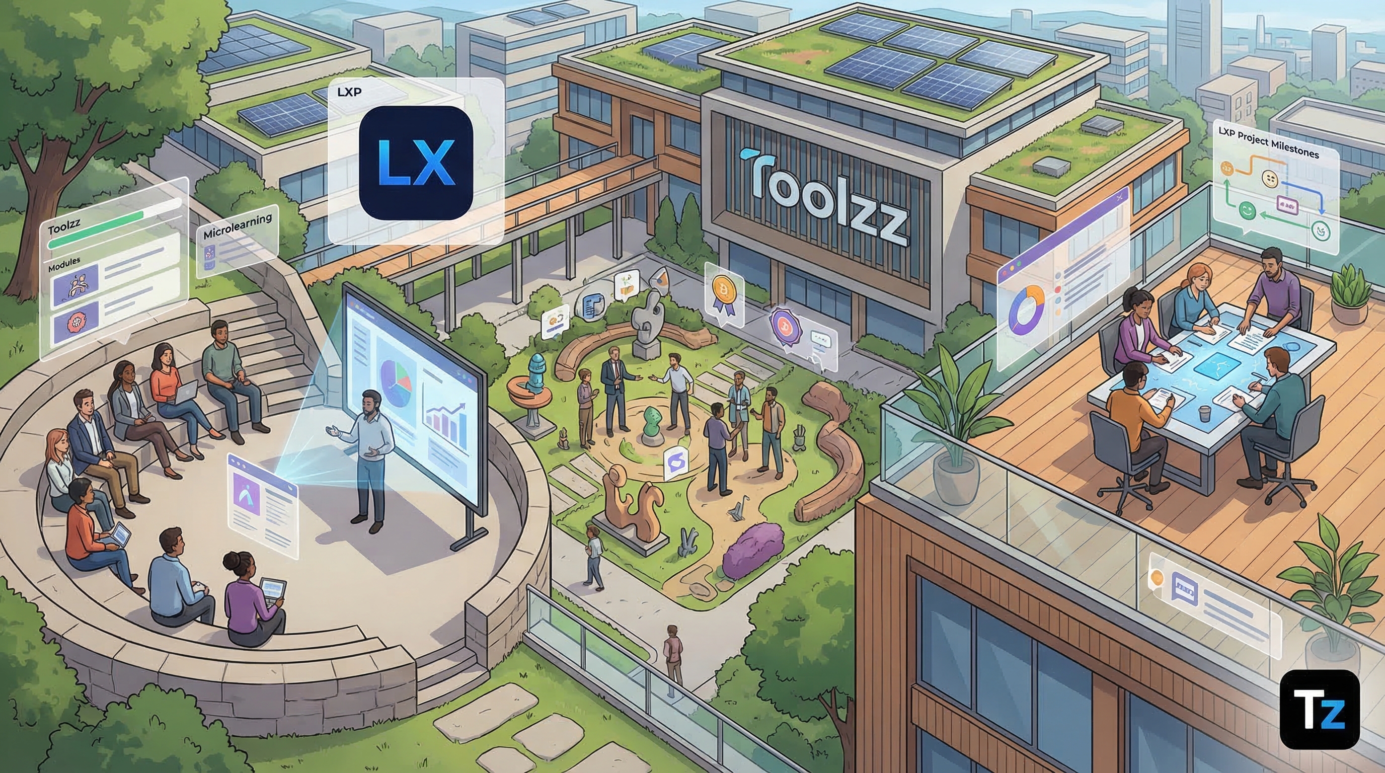 Toolzz: integração perfeita com LXP