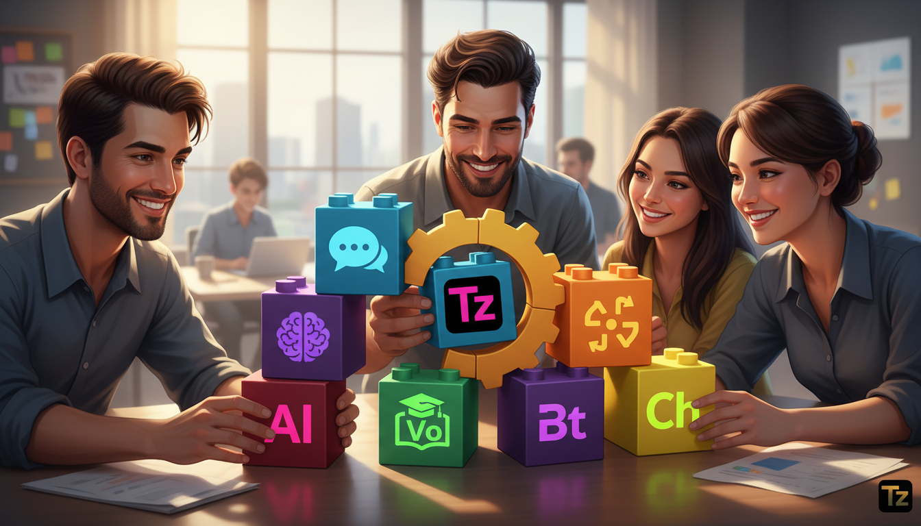 Plataforma 100% No-Code: IA, Chatbots e Educação | Toolzz One