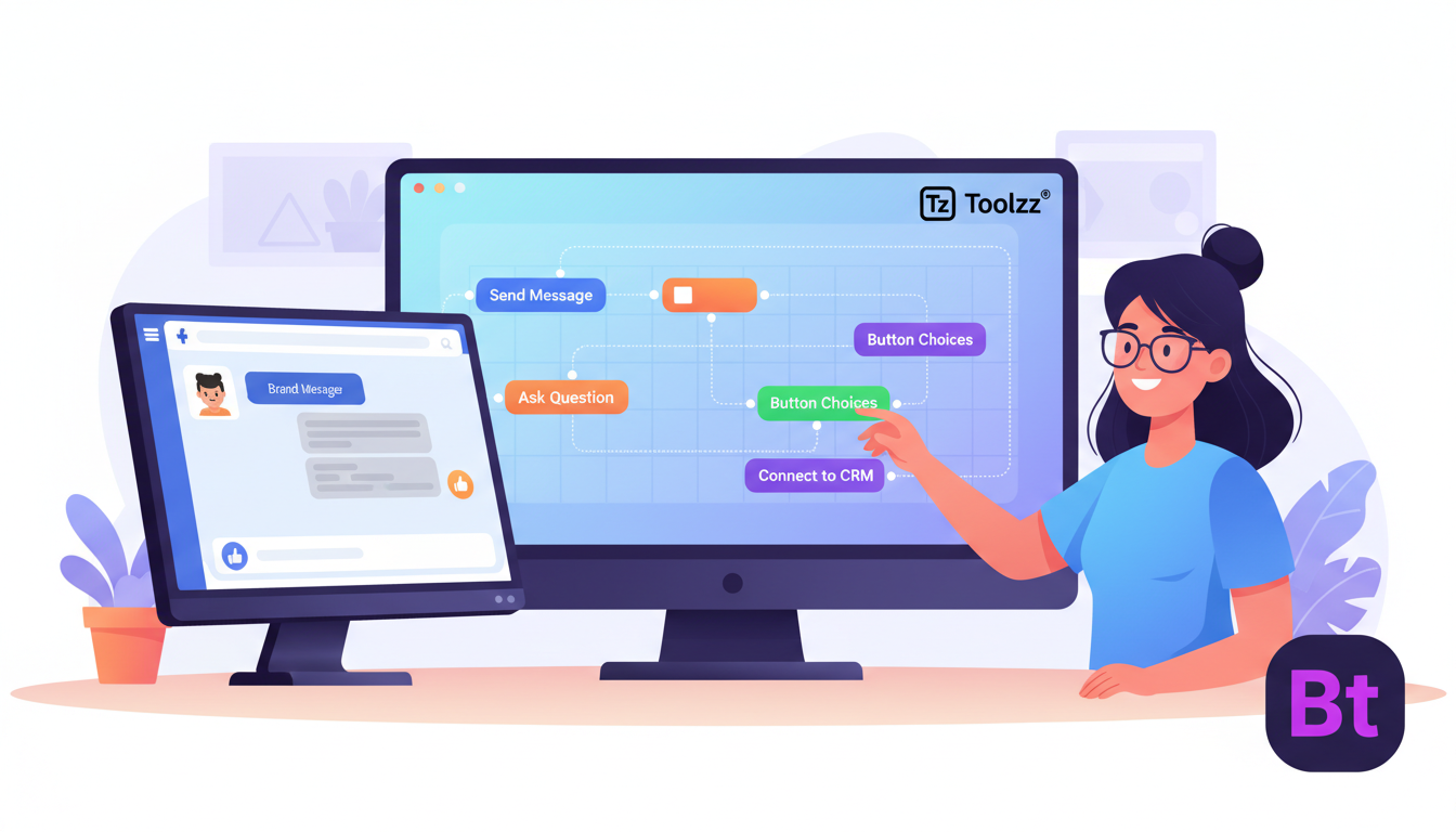 Chatbot para Facebook: Crie o seu sem código com a Toolzz