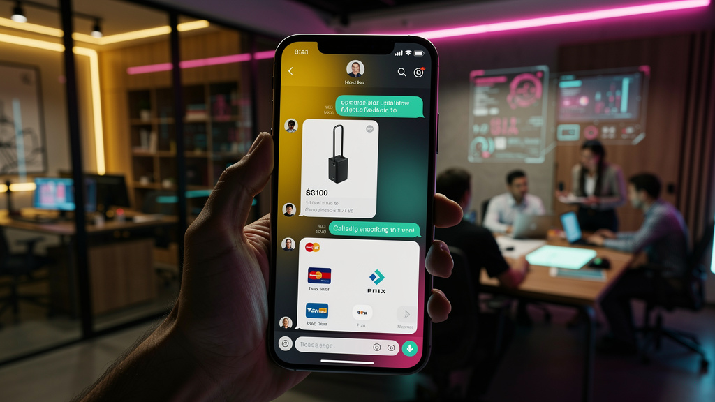 Atendimento com Pagamento pelo Chat — Toolzz Chat