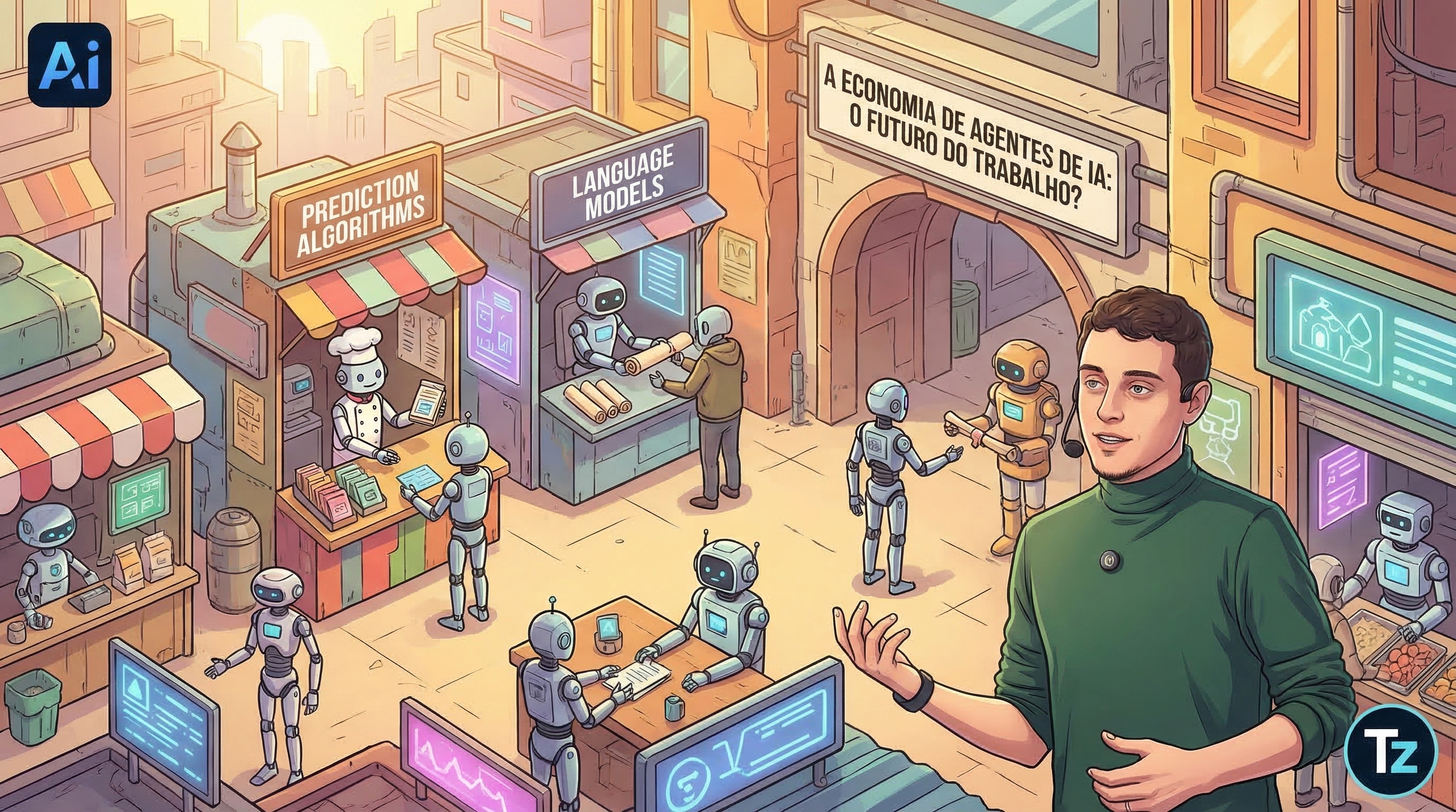 A Economia de Agentes de IA: O Futuro do Trabalho?