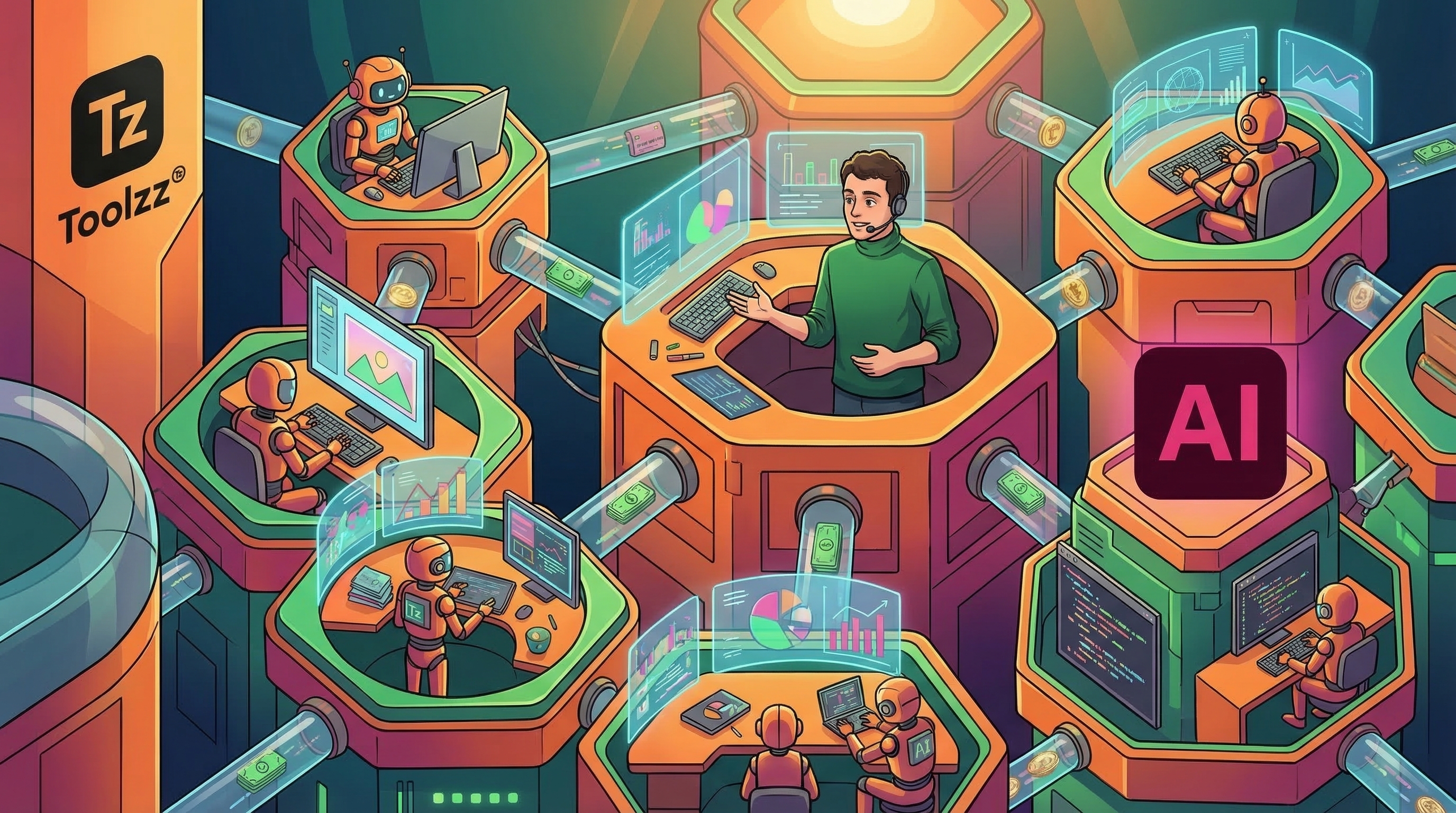 Economia de Agentes de IA: O Futuro da Automação