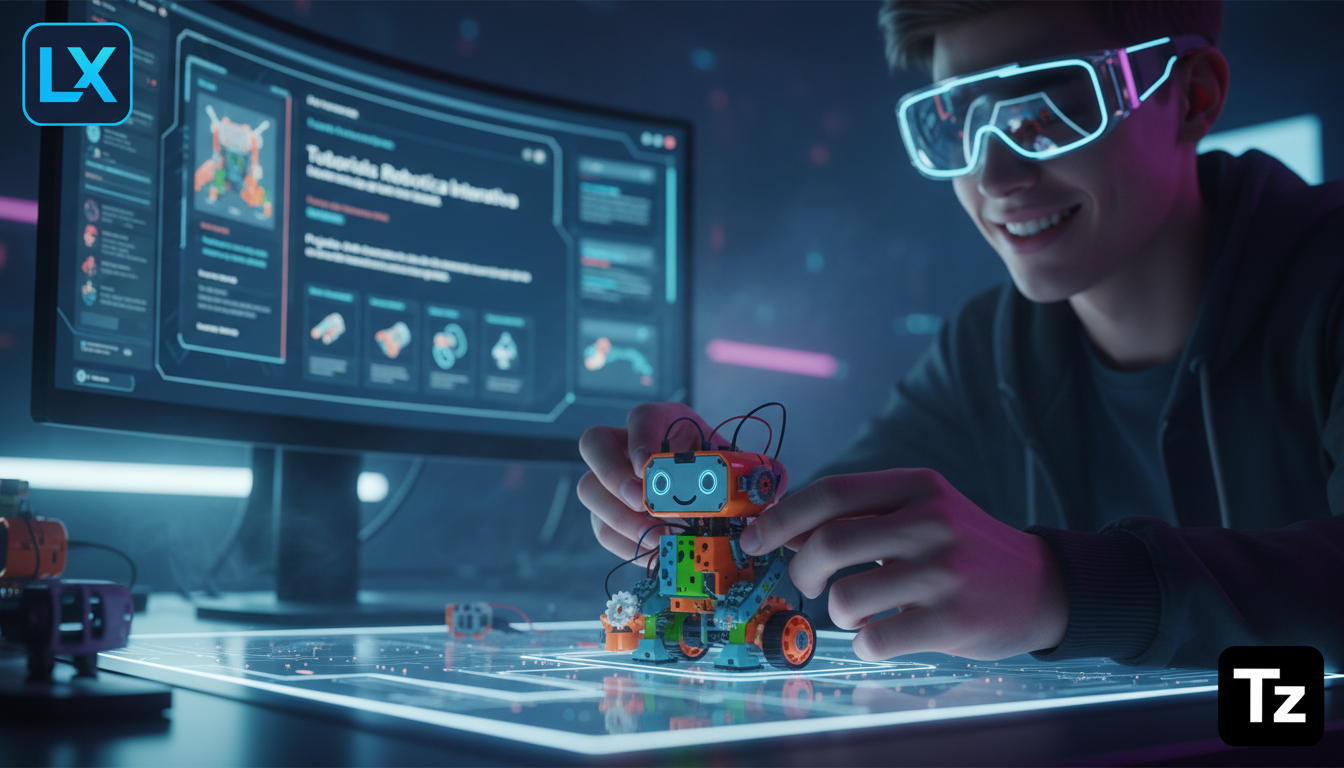 Qual a diferença entre LMS tradicional e LXP para clubes de robótica?