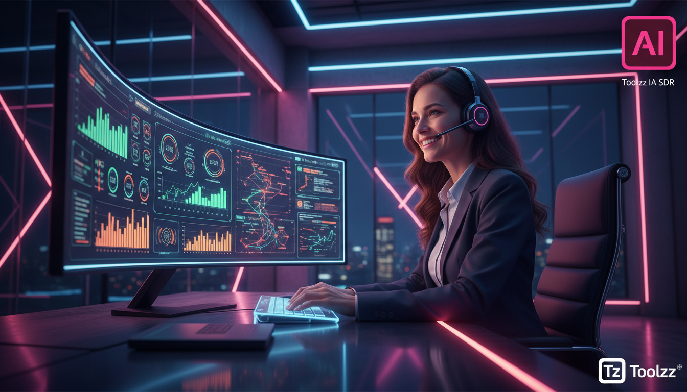 7 ferramentas de SDR IA para otimizar vendas B2B com a Toolzz IA SDR