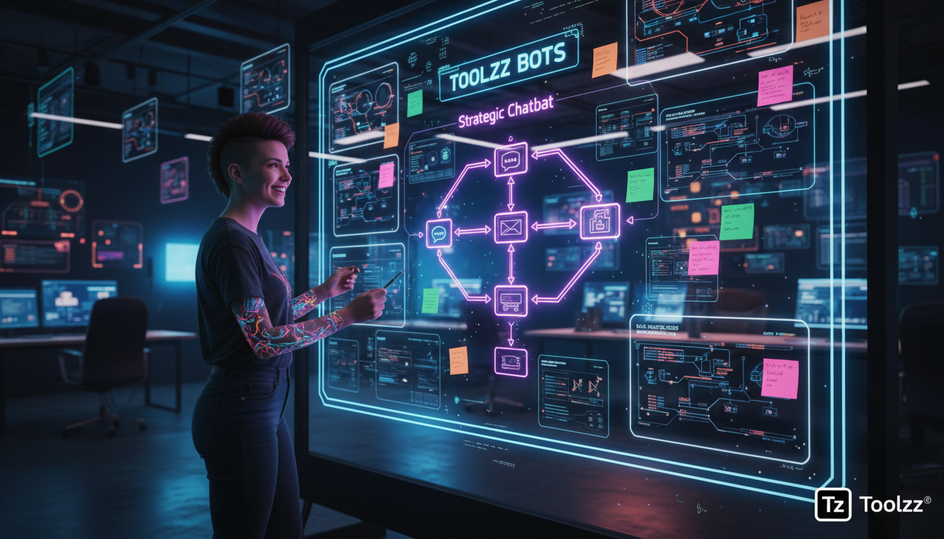 A história e evolução do chatbot estratégico com o Toolzz Bots