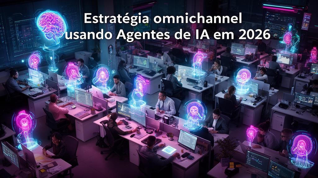 Estratégia omnichannel usando Agentes de IA em 2026