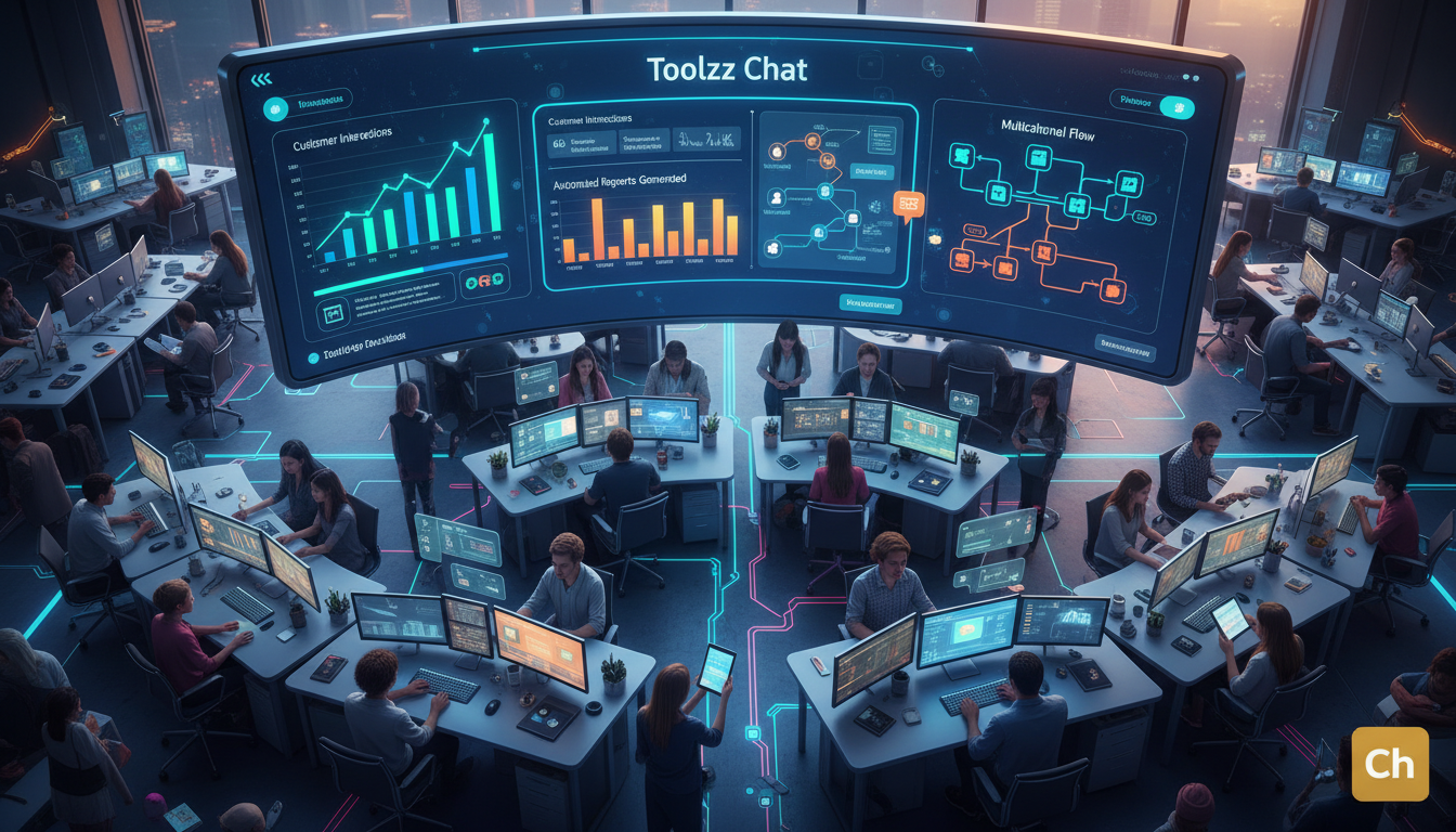 Toolzz Chat: integração multicanal e relatórios automatizados no atendimento