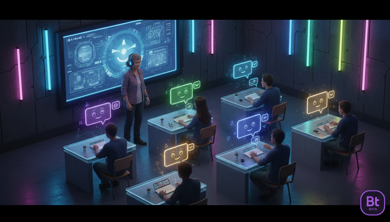 Performance real: como chatbots pedagógicos aceleram o ensino com o Toolzz  Bots