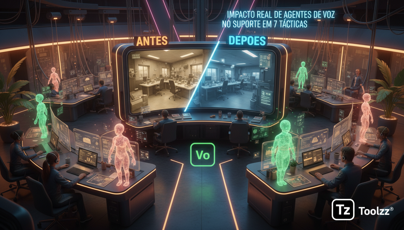 Antes e depois: impacto real de agentes de voz no suporte em 7 táticas