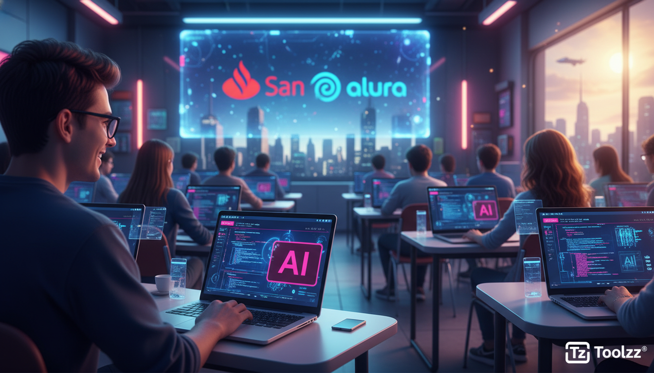 Santander e Alura: 36 Mil Bolsas em IA e o Futuro da Educação Corporativa