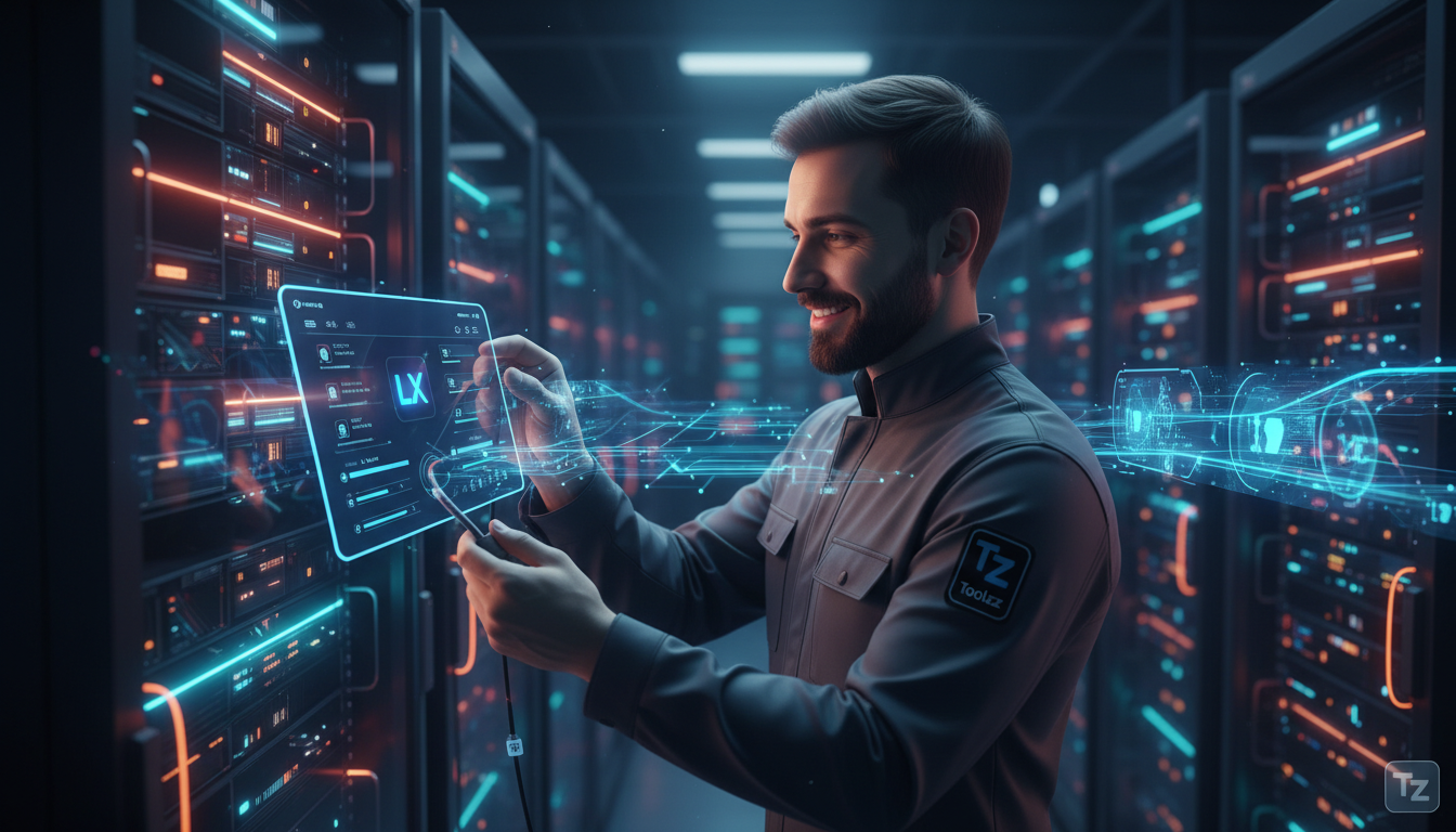 Stack de tecnologia ideal para backup automático em LXP em 2026