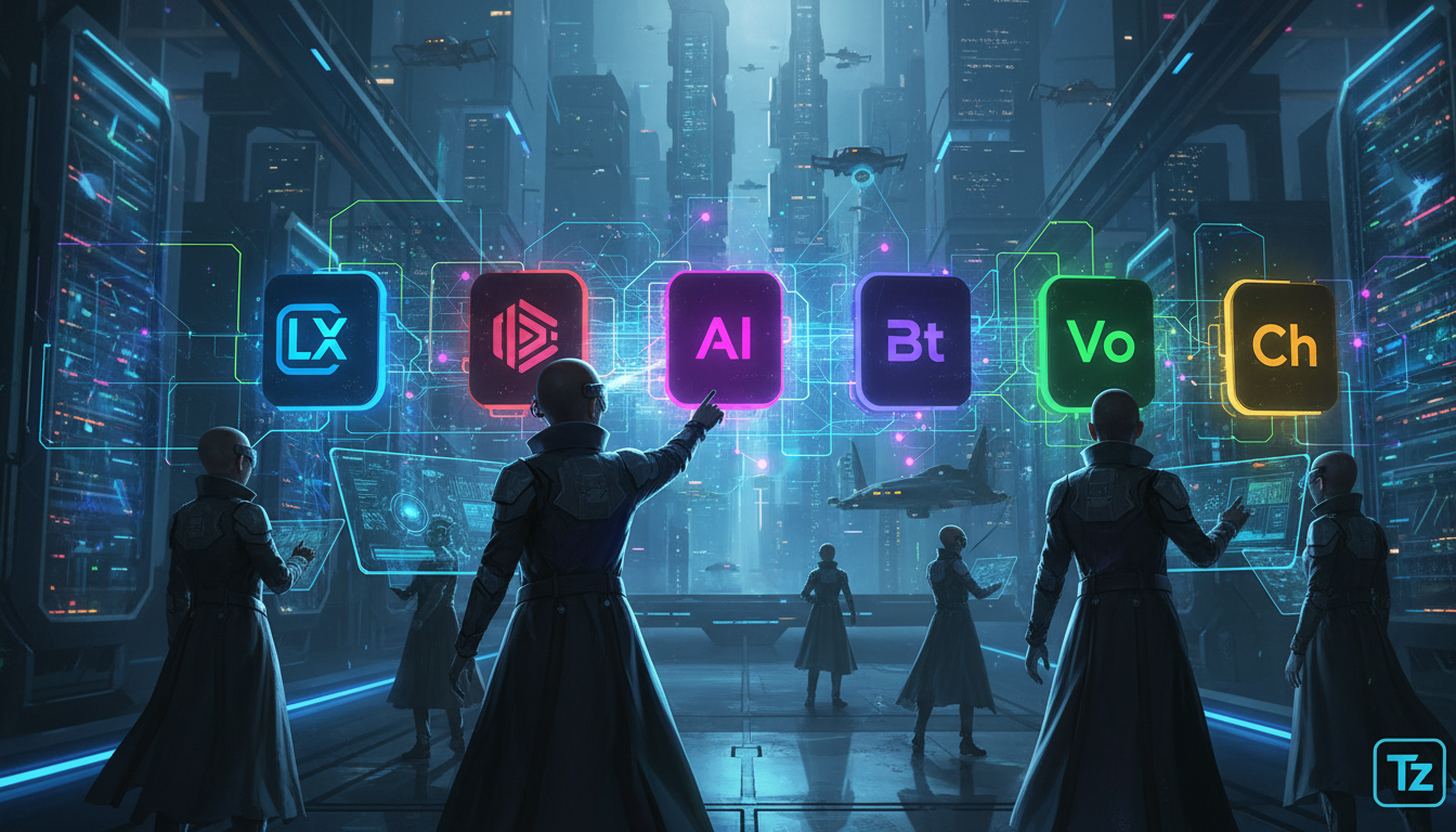 Além do Cache de Prompts: 5 Otimizações Essenciais para RAG — Create a high-end editorial illustration in a modern flat + gradient vector style.  STYLE: Clean, geometric, semi-abstract human figures w