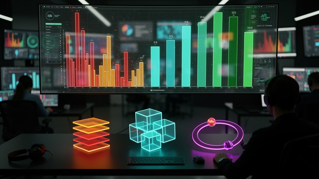 Chamados de TI: Como Otimizar e Resolver Rapidamente — Um infográfico dividido em duas partes (superior e inferior para carrossel). Parte superior: Gráfico de barras mostrando a evolução da resolução 