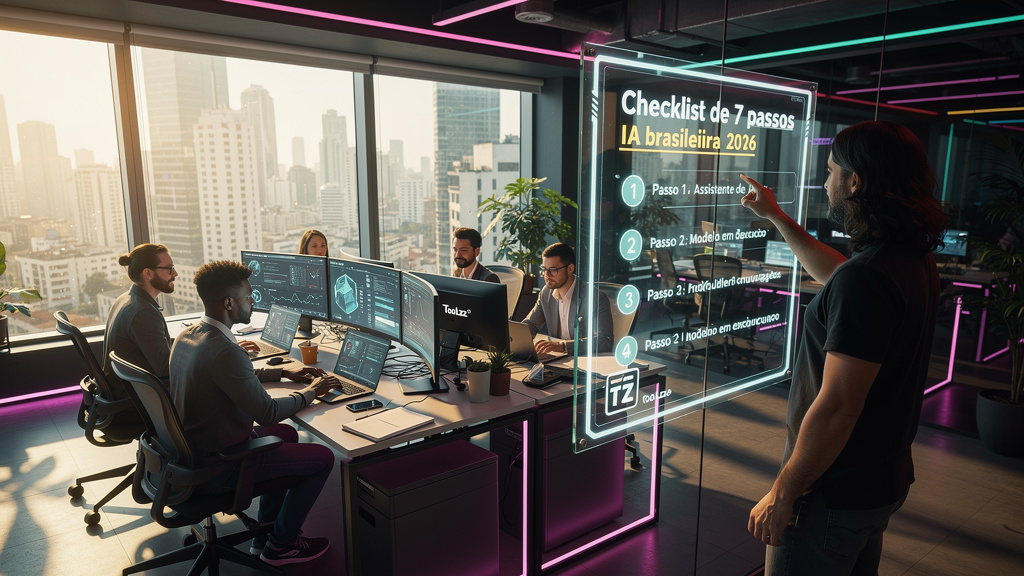 Checklist de 7 passos para IA brasileira 2026