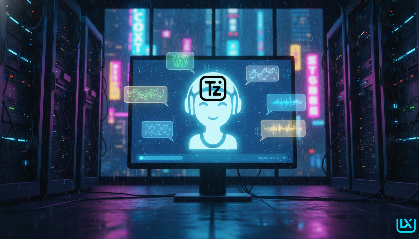 Como a Automação Instagram Evoluirá nos Próximos 7 Anos — Um agente de suporte de IA, representado como um avatar amigável em um monitor, interagindo com múltiplos balões de mensagens do Instagram. Ca