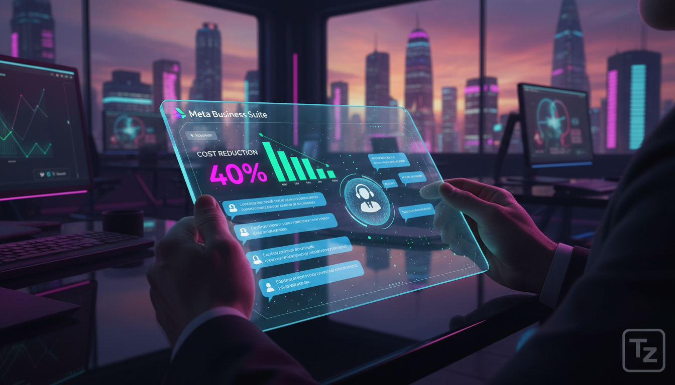 Como a Meta Business Suite IA pode reduzir custos em até 40%