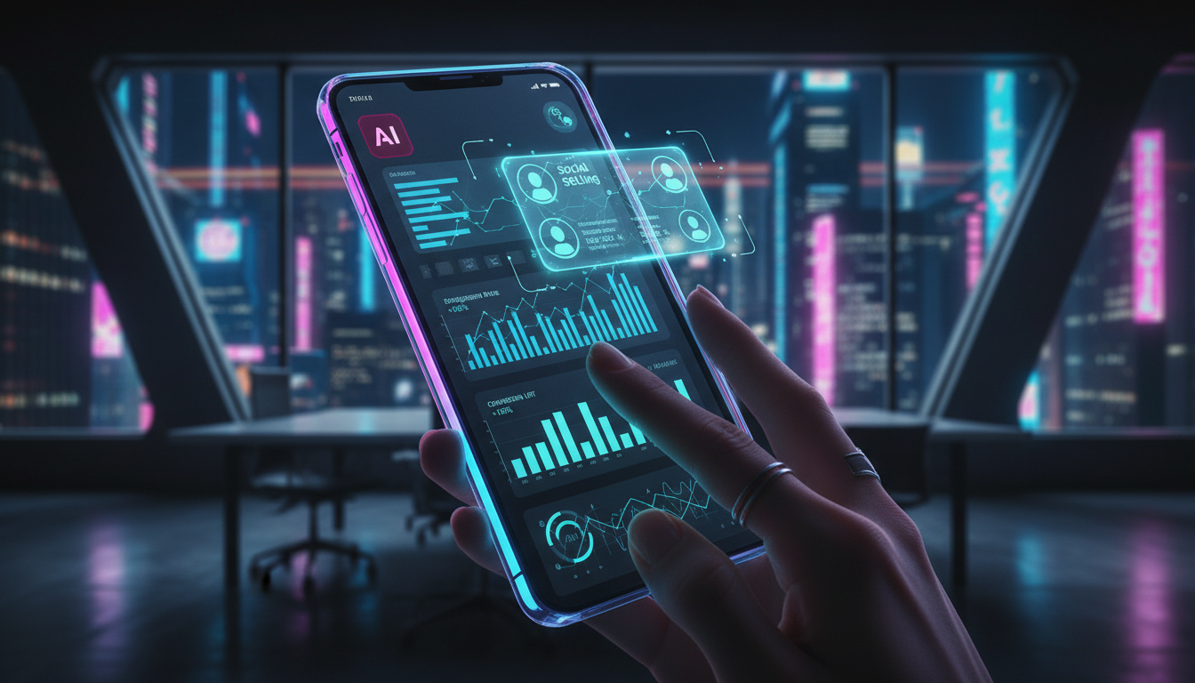 Como IA reduz erros humanos em social selling 2026