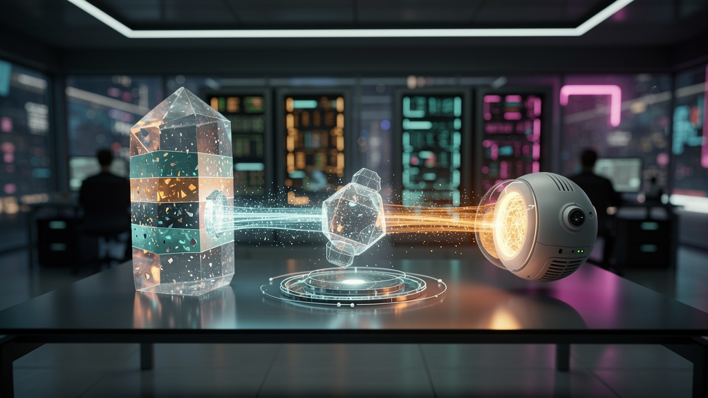 Como Toolzz revoluciona RAG em 2026 — Um diagrama de fluxo simplificado mostrando um LLM open source (como Llama 2) conectado a uma base de conhecimento externa. Uma seta indica o fluxo de informações