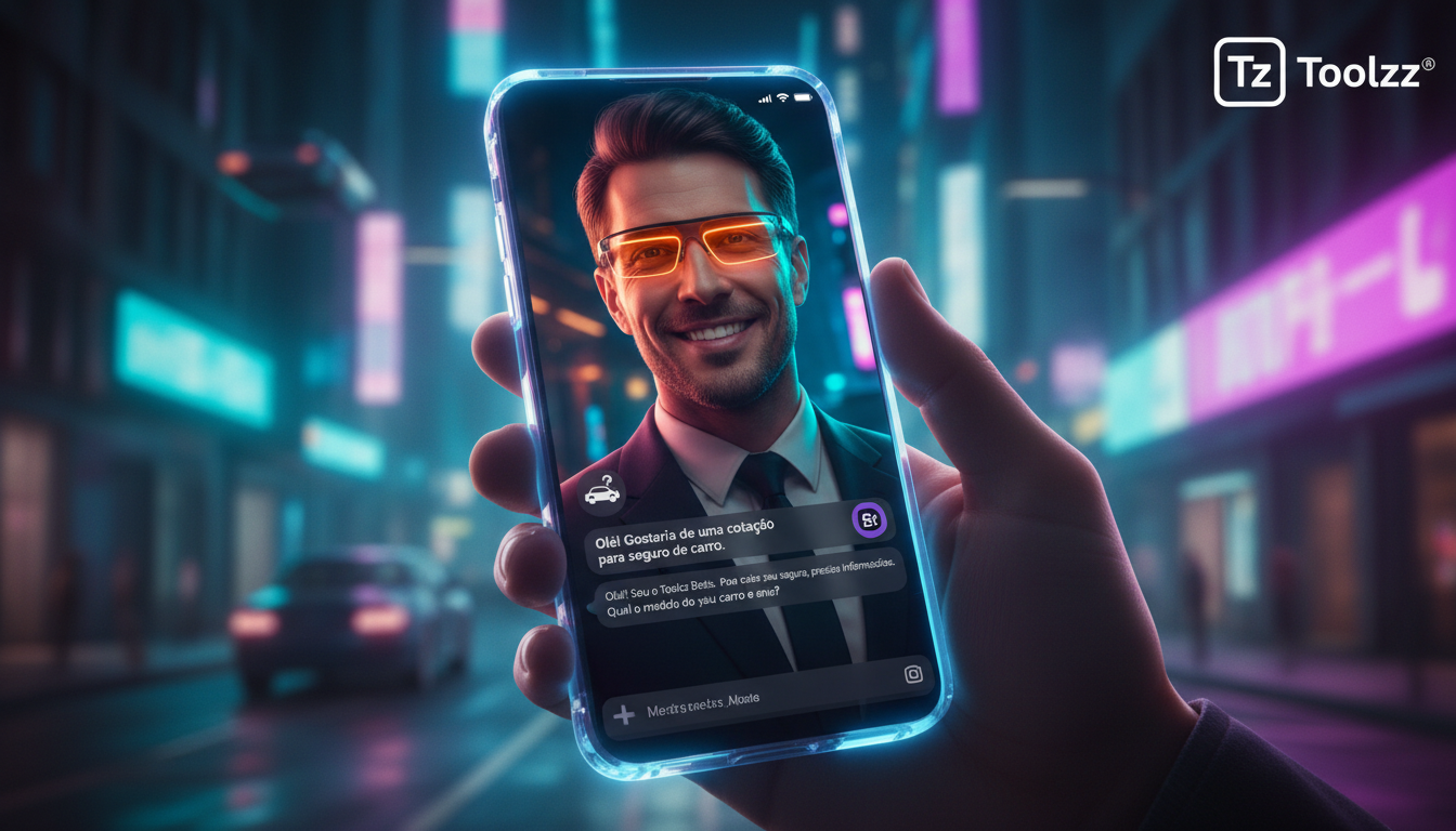 Como Toolzz transforma automação de Instagram em receita para seguros