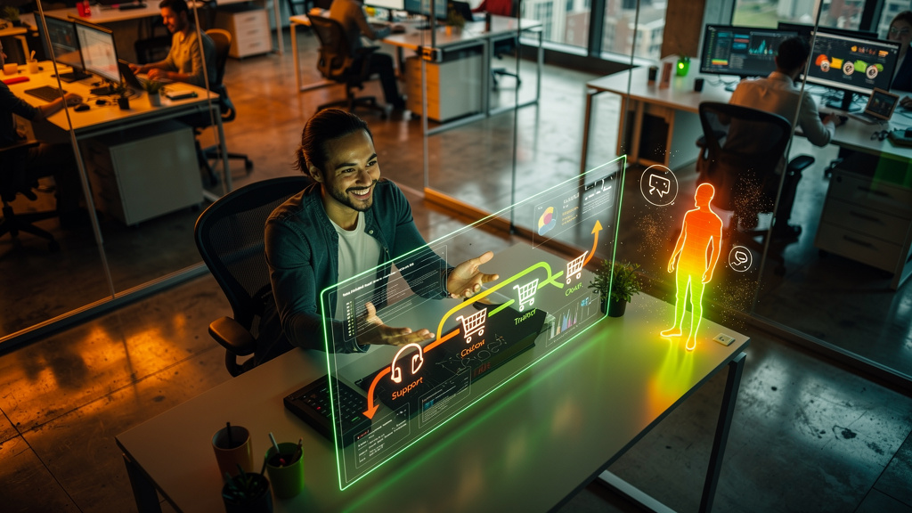 Como uma IA Completa se Encaixa na Jornada do Cliente