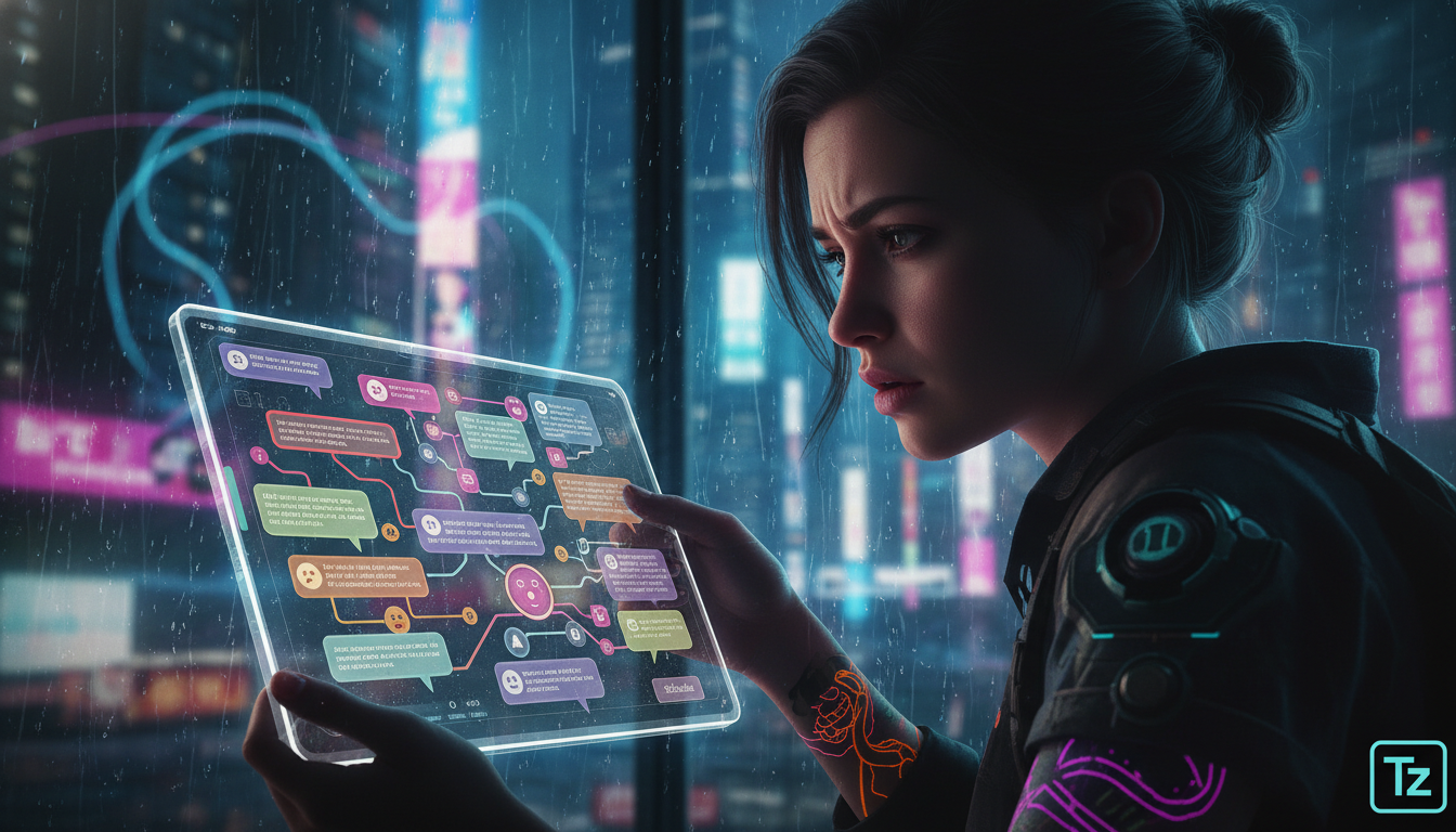Comparativo: Toolzz vs ManyChat para Agendamento Instagram — Um usuário frustrado tentando agendar um horário através de um sistema de mensagens complexo e confuso no Instagram. A interface parece dat