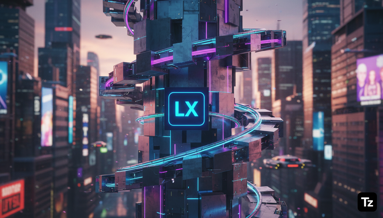 Comparativo: Toolzz vs Moodle para Conteúdo SCORM — Uma ilustração que representa o conceito de SCORM como blocos de construção interconectados. Cada bloco representa um módulo de aprendizado, e eles 