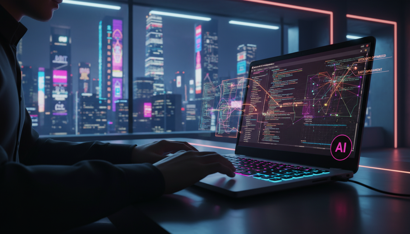 Corrida pela IA: Cidades Chinesas Investem em Centros de Agentes Inteligentes — Close-up de uma tela de computador mostrando o código do OpenClaw, com anotações e visualizações gráficas que destacam a