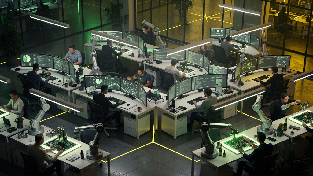 De Caos à Sinergia com Equipes Híbridas de IA