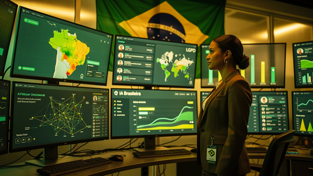 Estratégia omnichannel usando IA Brasileira