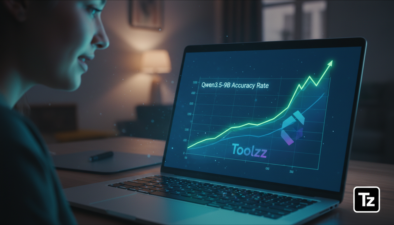 IA Local vs. Cloud: Qual a Melhor Opção para sua Empresa? — Um close-up dramático da tela de um MacBook Pro M5, mostrando um gráfico de desempenho de IA em tempo real. O gráfico exibe uma linha ascend