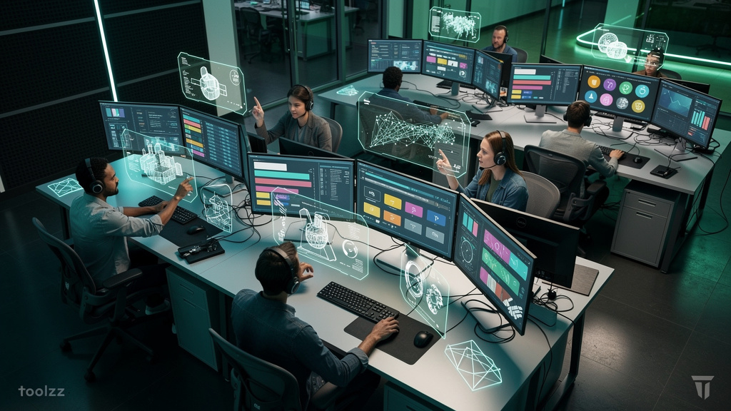 Mapa de Equipes Híbridas de IA e Humanos