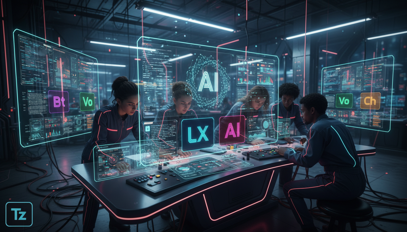 O ecossistema Toolzz: LXP, AI, Bots, Voice e Chat – 7 Tendências em Agentes de I