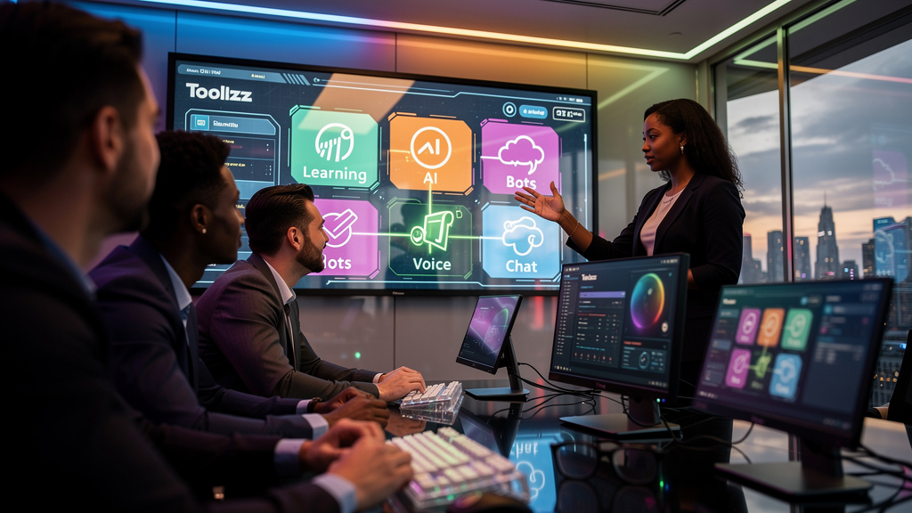 O ecossistema Toolzz: LXP, AI, Bots, Voice e Chat