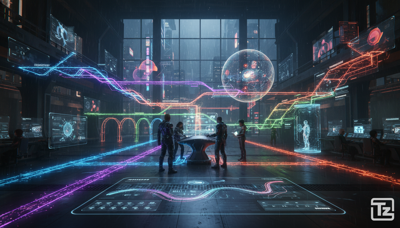 O que são Trilhas de Aprendizado e como aplicar? — Infográfico dividido em duas partes (para carrossel): Parte superior: diagrama de blocos mostrando as etapas de uma trilha de aprendizado (Definição 