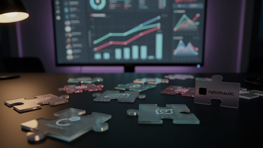 O que você precisa saber sobre Personalização em Educação Corporativa — Um quebra-cabeça onde cada peça representa um colaborador com diferentes habilidades e necessidades de aprendizado. As peças est