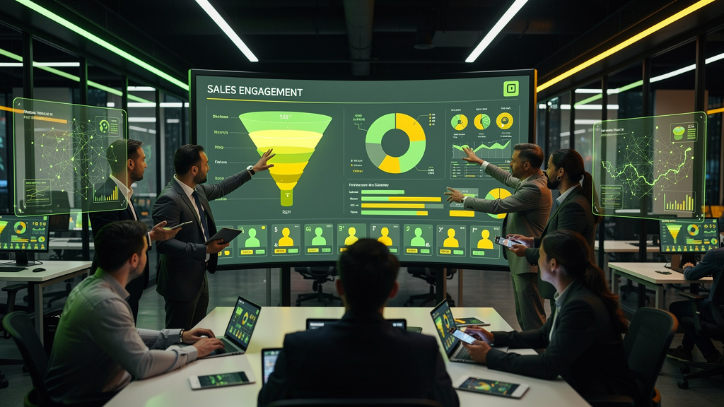 Plataforma de Sales Engagement com IA: Prospecção Ativa e Leads em Escala