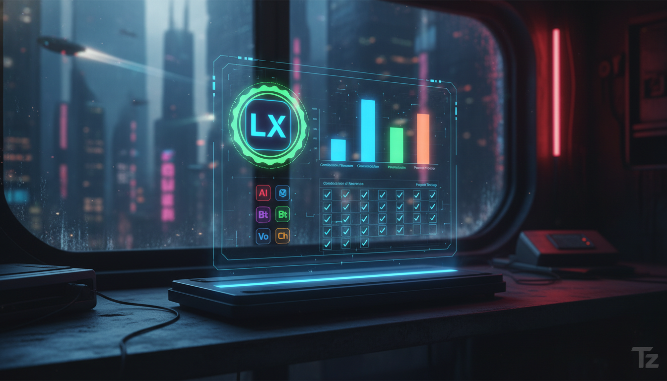 Por que a Toolzz é Referência em Portal do Professor em LXP — Infográfico comparando diferentes plataformas de LXP e LMS, destacando as funcionalidades do Portal do Professor da Toolzz LXP. Bloco supe