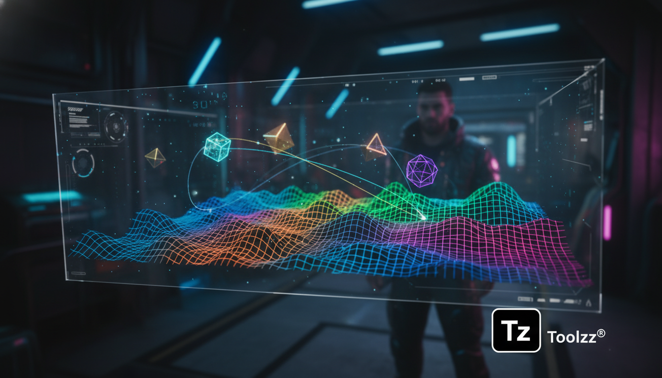 Programando Redes Neurais: A Revolução do Energy Language — Representação visual do Qriton HLM. Uma interface de usuário intuitiva exibindo uma rede neural com bacias de energia representadas como pai