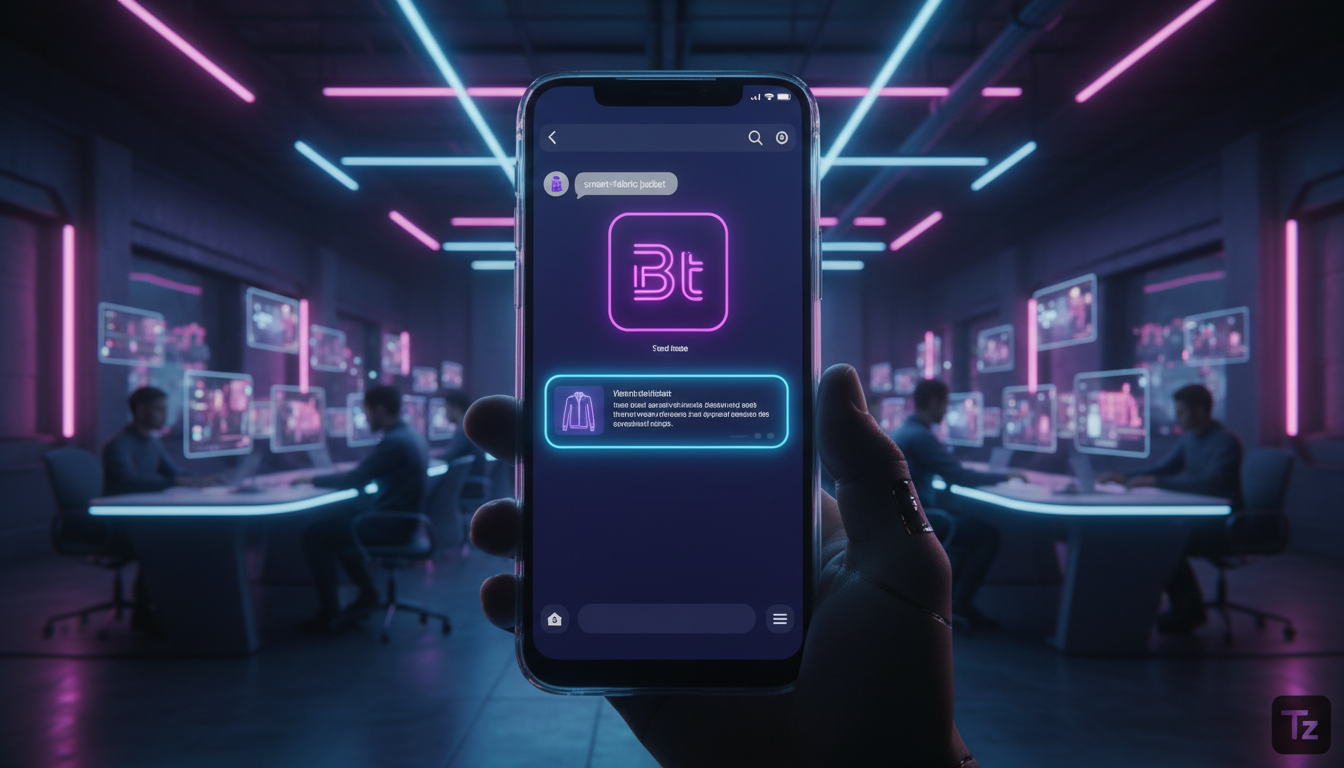 Próxima geração de Instagram: o que esperar — Close-up de um smartphone exibindo uma conversa de chatbot no Instagram. O chatbot, com o logo da Toolzz em destaque, responde instantaneamente a uma perg
