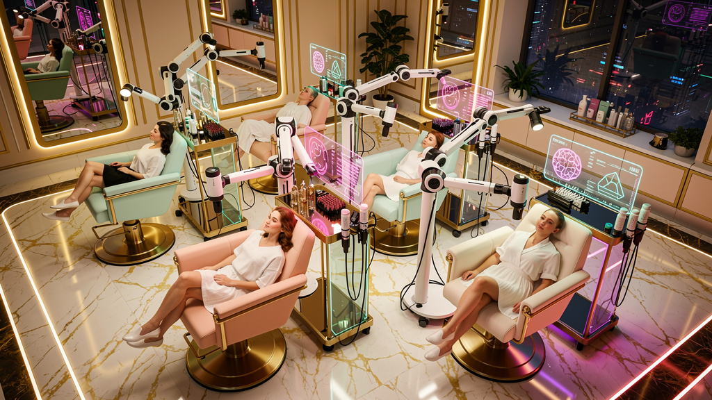 Salão de Beleza: De 4 a 100+ Posts/Mês com IA, Sem Redatores