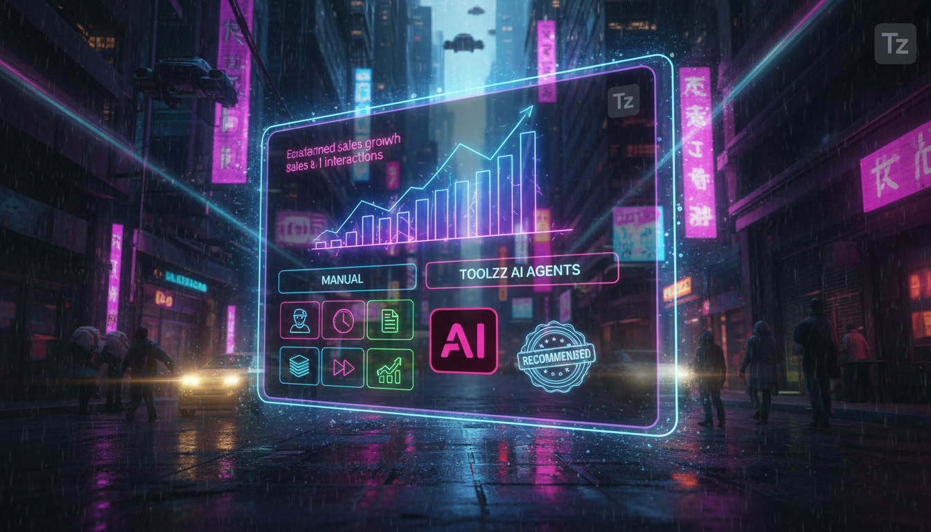 Toolzz: Aumente em 10x as vendas no Instagram com Agentes de IA em 2024 — Um infográfico dividido em duas partes para carrossel no Instagram. Parte superior: Gráfico de barras mostrando o crescimento 