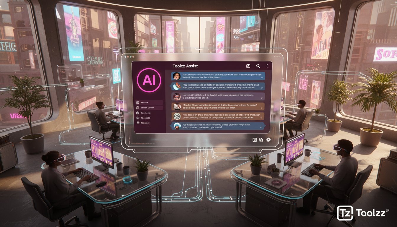 Toolzz: desempenho superior em Agentes IA Social Media