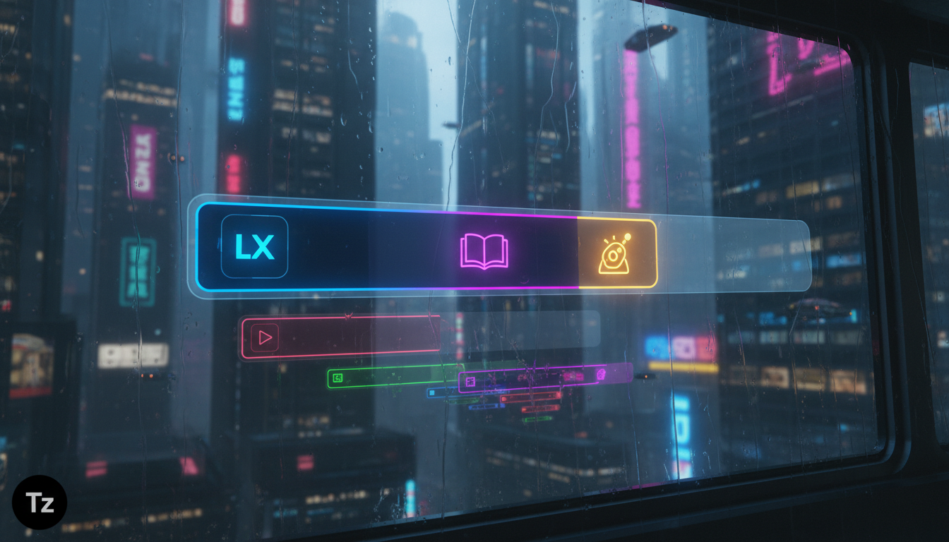 Toolzz LXP vs Concorrentes: Barra de Progresso e Aprendizagem em 2026 — Ilustração digital minimalista mostrando uma barra de progresso estilizada preenchendo-se gradualmente. Cada segmento preenchido