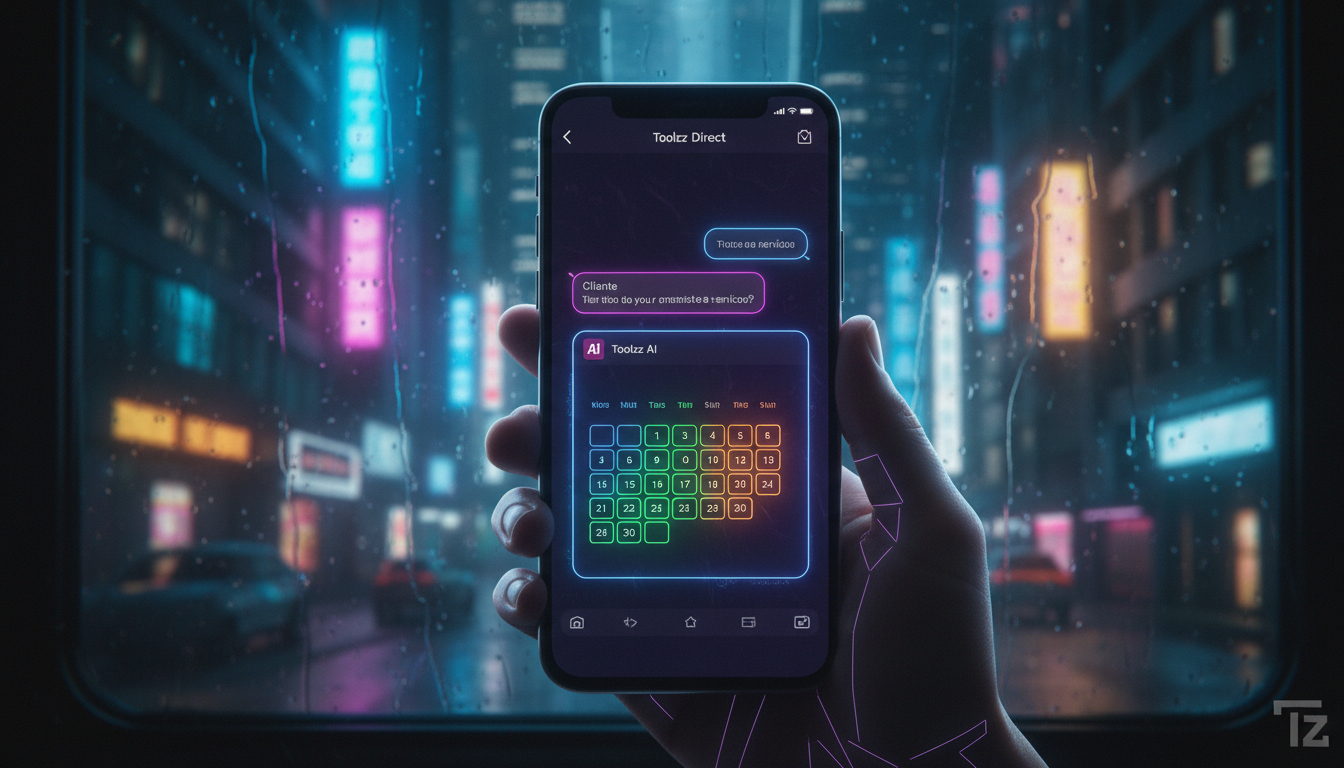 Toolzz: suporte brasileiro para Agendamento com IA
